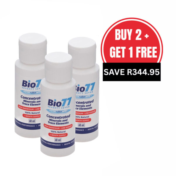 Buy 2 + Get 1 FREE - Bio77® Concentrated Minerals 60ml (1 months supply)